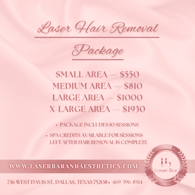 Laser Hair Removal Package at Laser Bar Dallas